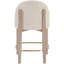 Tabouret de comptoir rembourré en tissu Maud-121555373