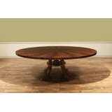 Mahogany Dining Table With Outswept Duncan Phyfe Pedestal