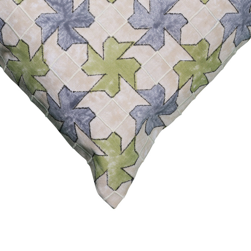 Pinwheels Pillow Cover 20x20 Inch, Blue;Green