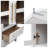 Tall Arched Top Cabinet Bookcase with Glass Doors and Drawers for Kitchen, Workspace-343128344