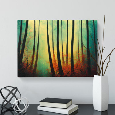 A Mesmerising Forest - Wrapped Canvas Print