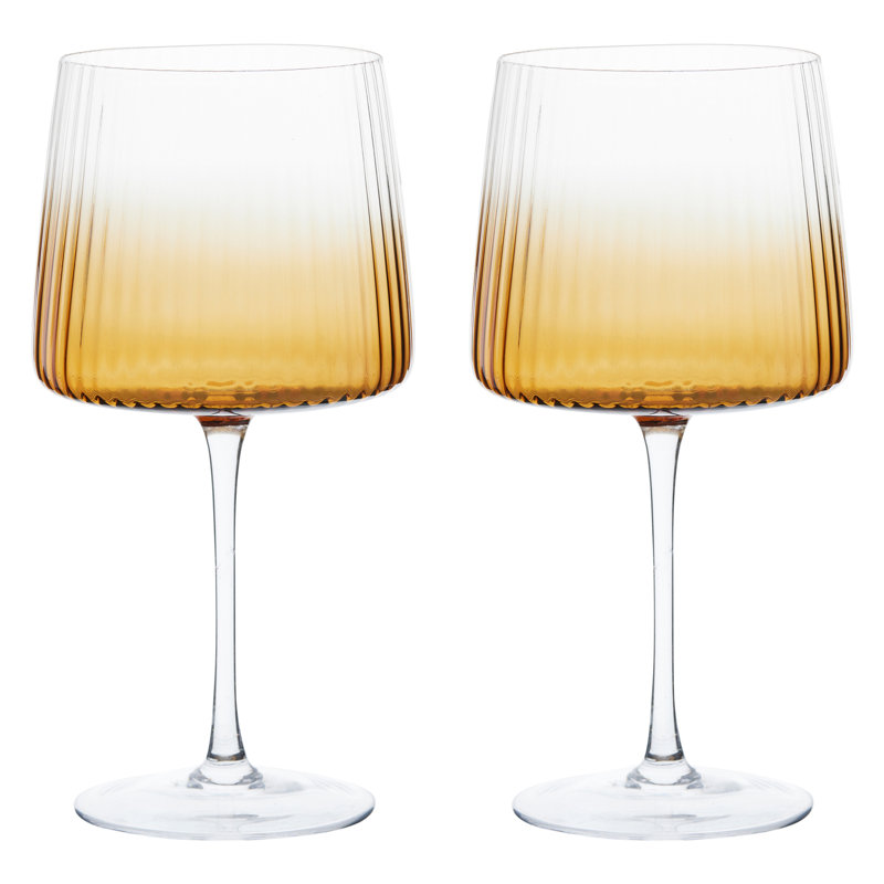 Empire Gin Glasses, Amber