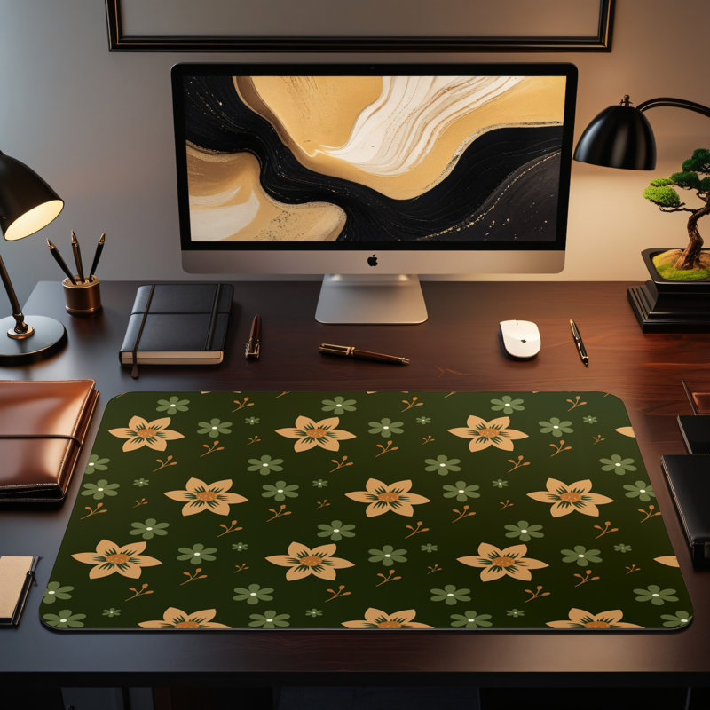 Polyester Desk Pad, 31.5x15.5