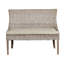 Banc rembourré 100% lin Delaura
