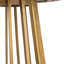 Table de bout ronde en bois Finish