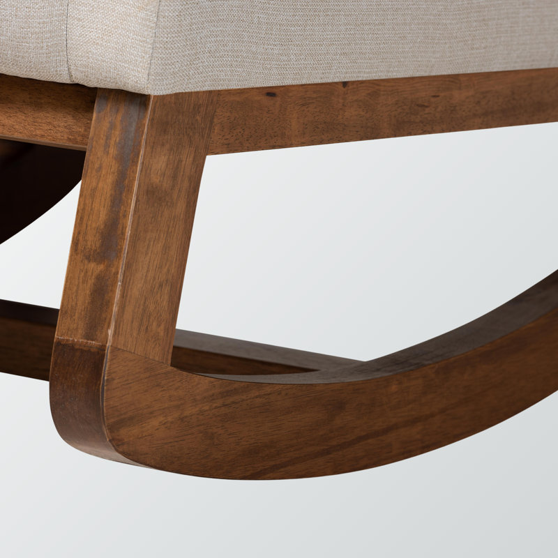 Chaise berçante Arrihanna, Beige