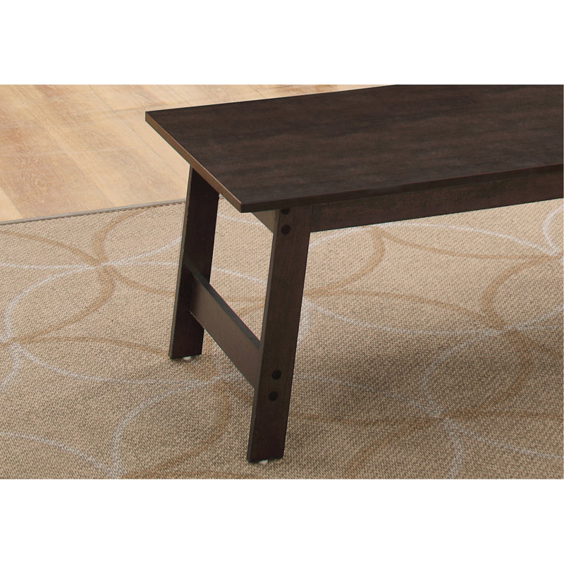 Ensemble de table, ensemble de 3 pièces, café, bout, côté, décor, salon, stratifié brun, transitionnel, Espresso