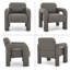 Fauteuil rembourré tonneau -1370981169