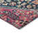 Machine Washable Indoor/Outdoor Xhevrie Teal Rug