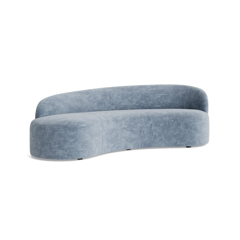 Sofia Right Arm Sofa, Vintage Chenille - Smoky Blue