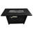 24" H Steel Propane Outdoor Fire Pit Table With Lid - CM-1124