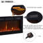 Albury FLAMEKO 19.6cm W White Electric Fireplace
