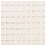 Stephane Striped Flatweave Area Rug in Pink/Ivory