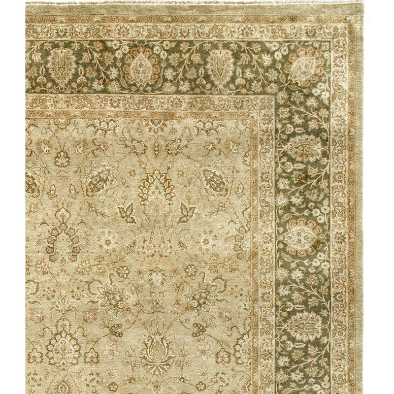 Wool Oriental Area Rug, Rectangle 9' x 12'