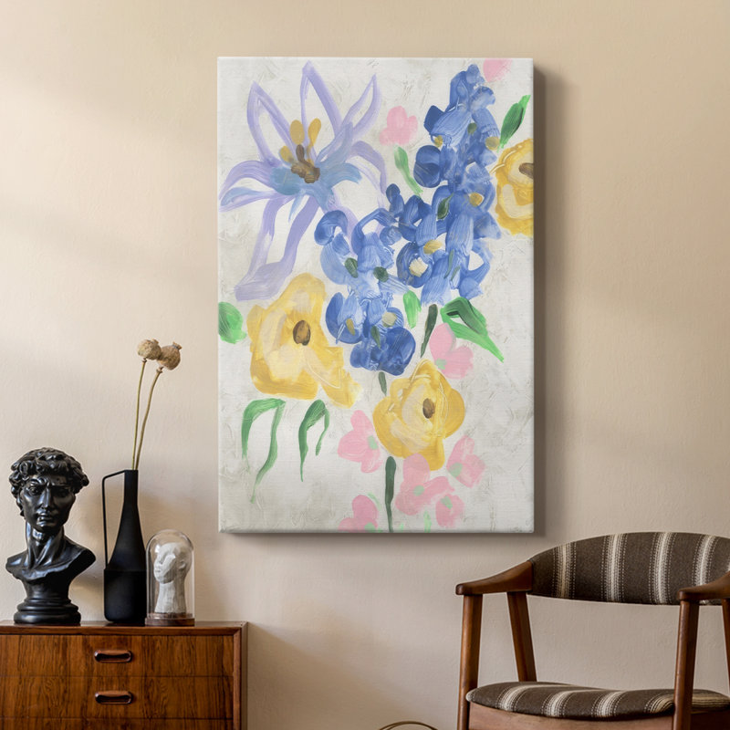 Brush Blossoms II - galerie sur mesure, H 18 po x l 12 po