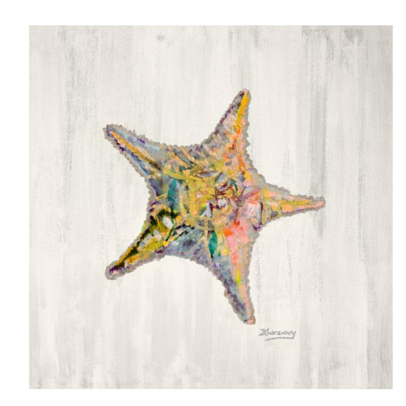 Starfish Print by JP Kilkenny, 40" H x 40" W x 1.5" D, Plexi
