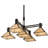 "T" Mission 5 - Light Timeless Bronze Pool Table Lights Pendant