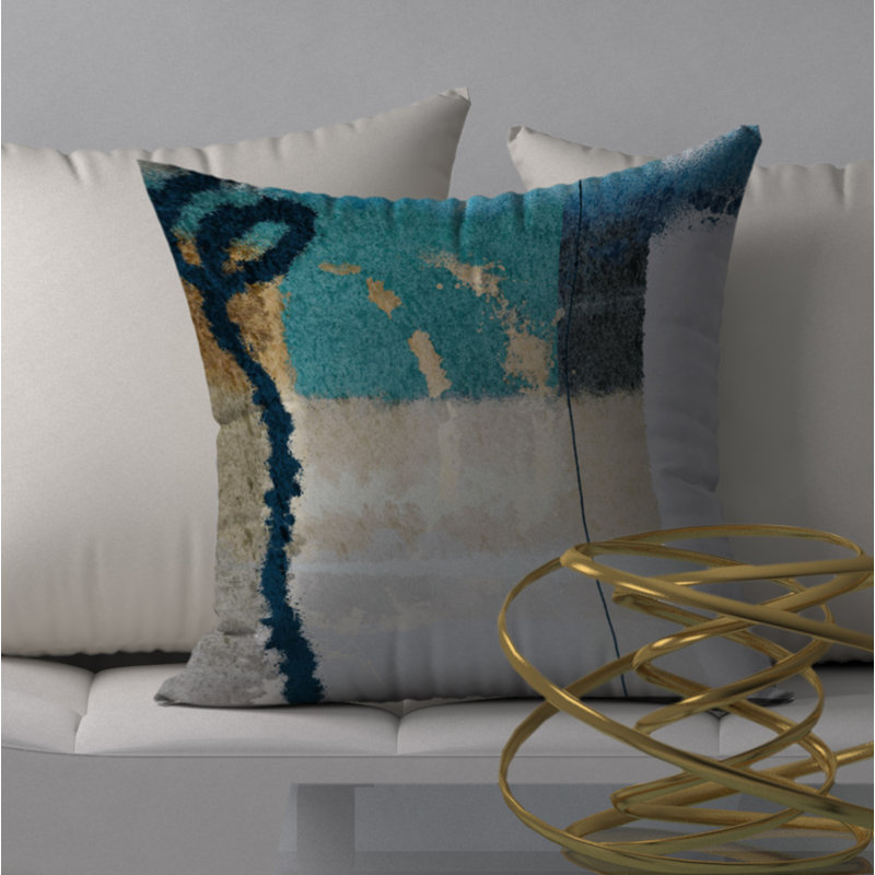 Housse de coussin carrée/insert, 18 po x 18 po