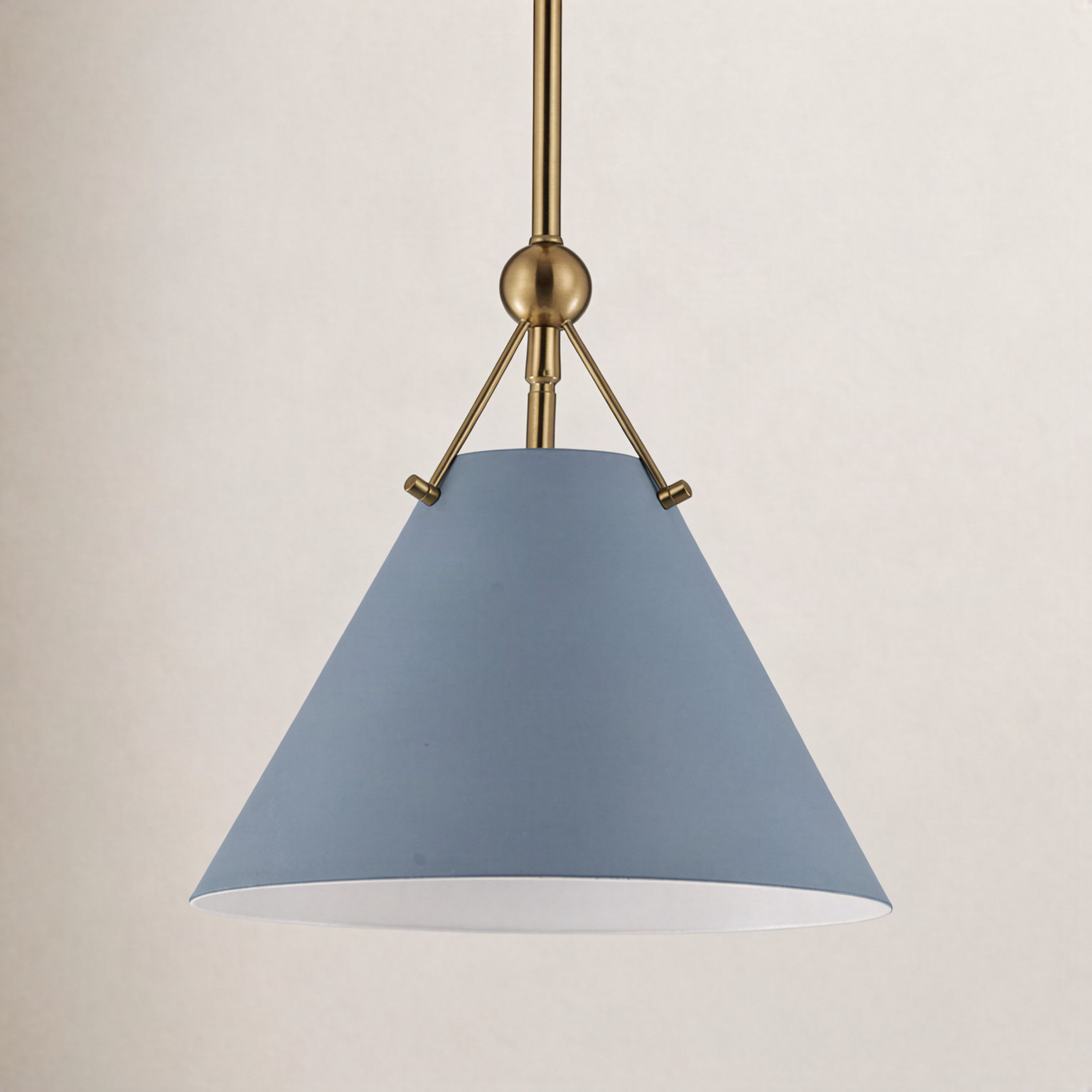 Rome Single Light Pendant, Blue