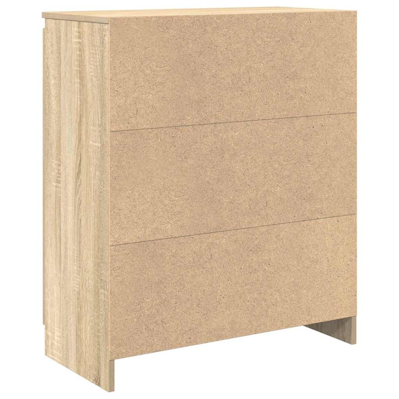 Sideboard With Drawer 71X35x84 Cm Engineered Wood, Sonoma Oak