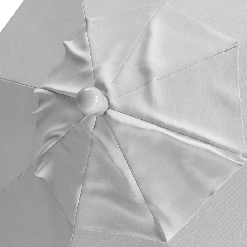 Parasol de marché 11 pi Dajahn, Blanc - oléfine