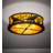 Rustic Lodge Flush Mount