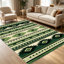 Tapis à rayures géométriques 1 pièce Southwestern Aztec