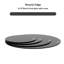Plateau de table rond en verre trempé noir de 76 cm (30 po) d'épaisseur, 6 mm (1/4 po) – Résistant aux chocs – Idéal pour les meubles de bureau et de patio – Tables basses de 76 cm (30 po) de diamètre