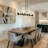 Modern 10-Light Matte Black Linear Chandelier for Dining & Kitchen