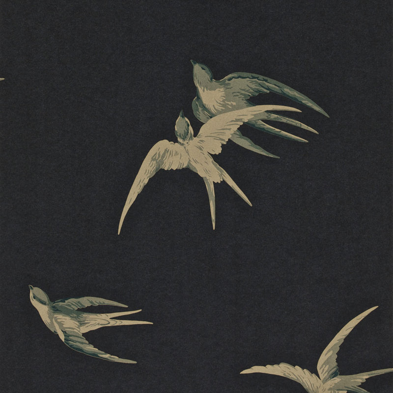 Wedgwood 10.05m x 52cm Wallpaper Roll, Black