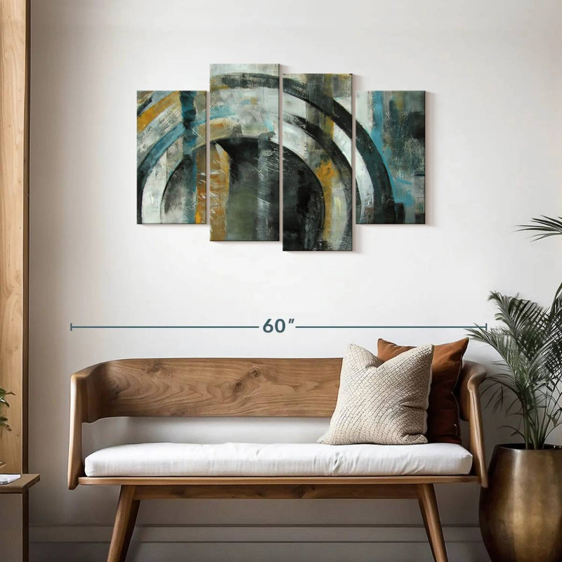 Avery Abstract Circle, 27" H x 43" W