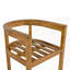 Ensemble de 2 chaises d'extérieur en bois d'acacia avec coussins