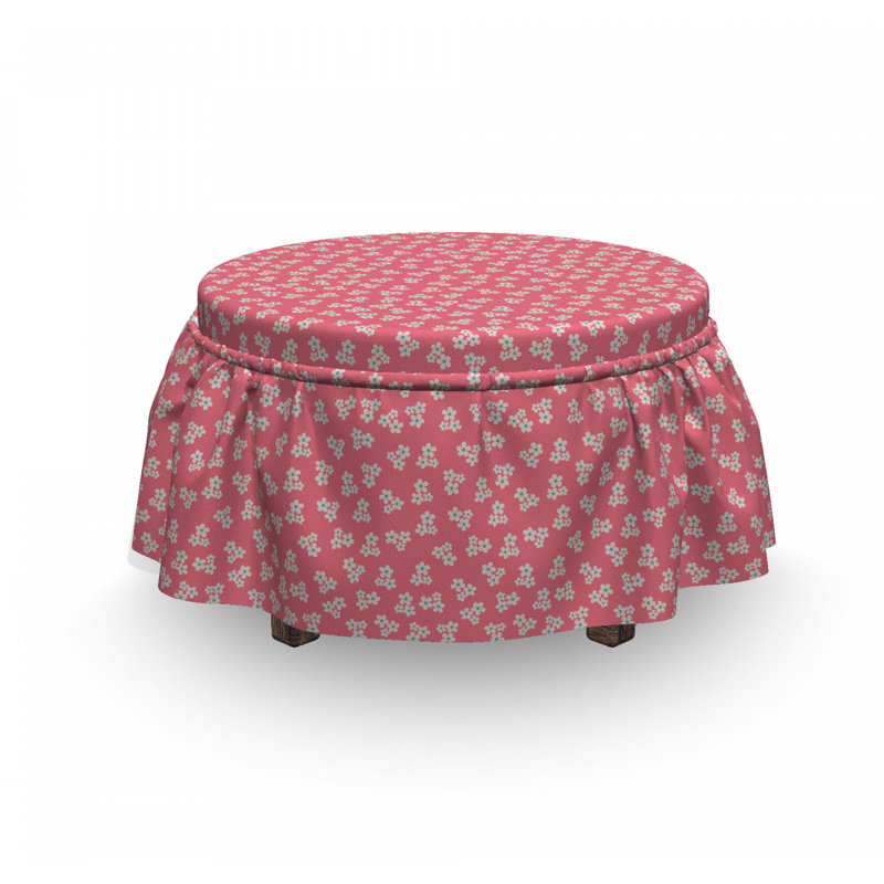 Box Cushion Ottoman Slipcover