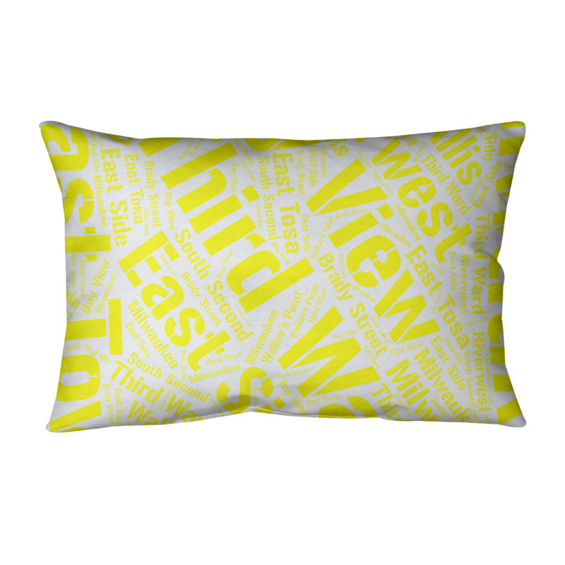 Coussin lombaire intérieur/extérieur milwaukee, Non, Jaune