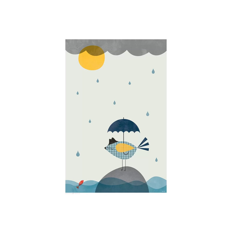 At The Creek 1 Piece Wrapped Canvas Wall Art, 30.48 cm H  x 20.32 cm W
