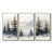 Toile naturelle avec cadre flottant