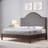 Farmhouse Solid Wood Bed Frame-982084928-982084942
