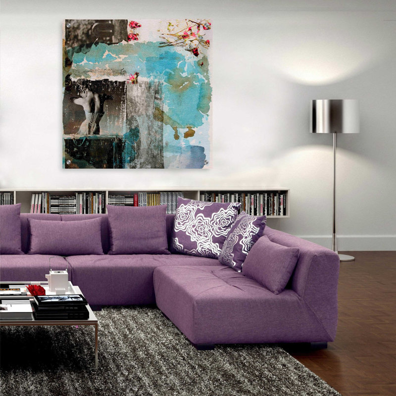 «Beautiful Tonight» par DB Waterman, art mural en verre acrylique, H 36 po x l 36 po x P 0,12 po