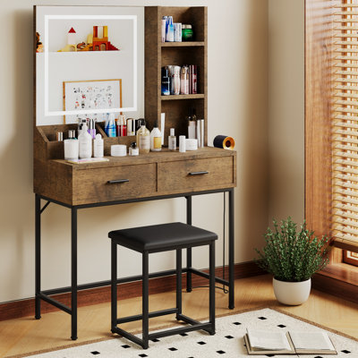 Makeup Vanity Set by Latitude Run