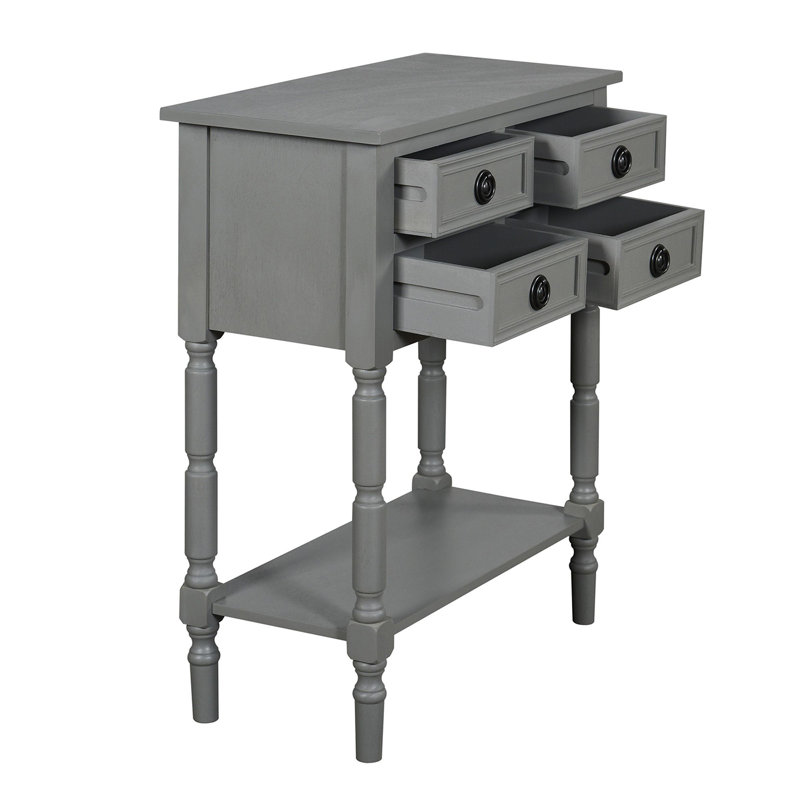 Despena 23.5'' Console Table, Carbon Grey
