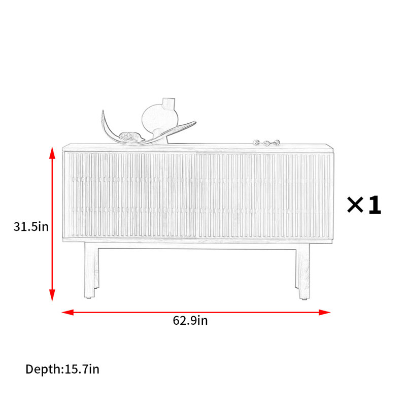 Nordic Retro Sideboard