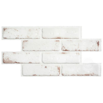 Échantillon - Carrelage mosaïque auto-adhésif en gel 4 po x 4 po
