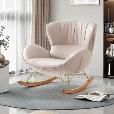 Chaise berçante décontractée simple et moderne