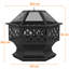 Hexagon Iron Wood Burning Smokeless Fire Pit-949134292