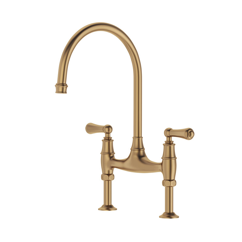 Robinet de pont Georgian Era, Bronze anglais