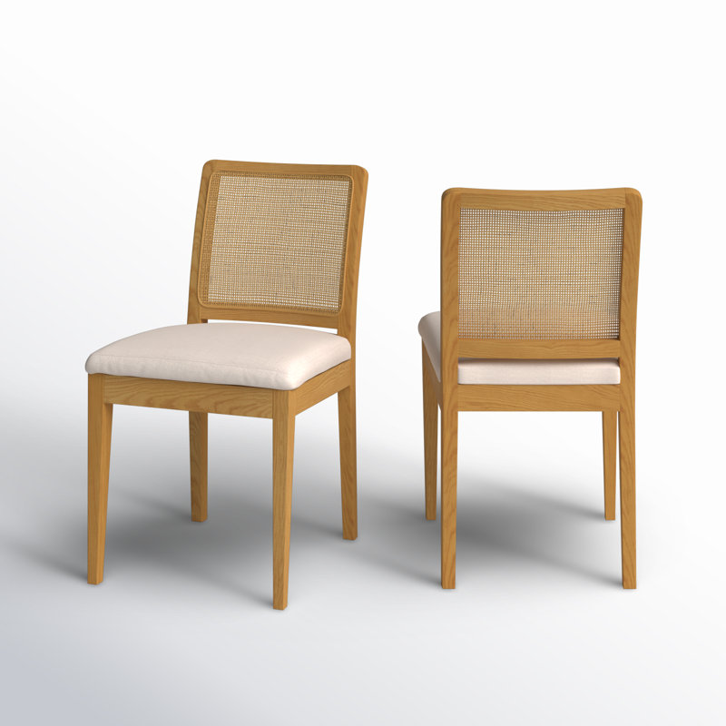 ORVILLE DINING CHAIR-SET OF TWO, Natural