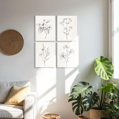 4 Piece Wrapped Canvas Print