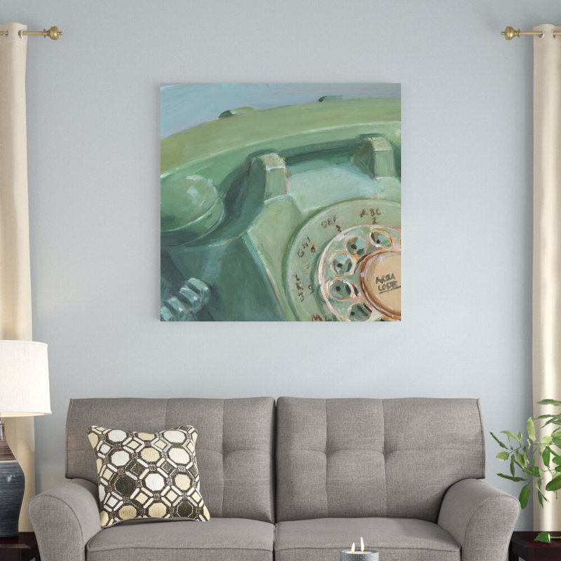 «The 70's Called ... II» par Ethan Harper - reproduction d'art sur toile tendue, H 36 po x l 36 po
