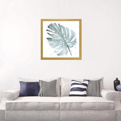 "Palma Azul Square II" par Patricia Pinto, reproduction d’art
