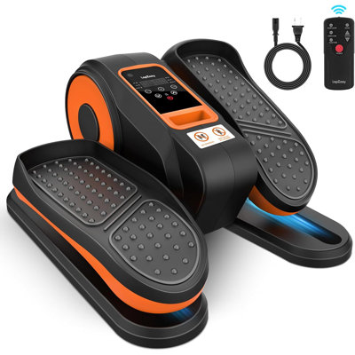 Under Desk Elliptical Machine, Electric Mini Seated Elliptical With Remote Control, Quiet Leg Exerciser With Display And 12 Adjustable Speeds For Home And Office Use